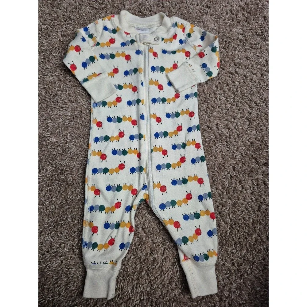 Hanna Andersson caterpillar footie size 3-6 months